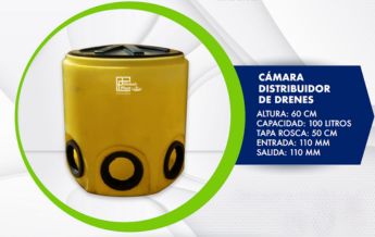 Cámara Distribuidor de drenes