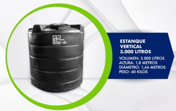 Estanque Vertical 3000 litros