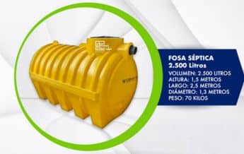 Fosa Séptica 2500 litros